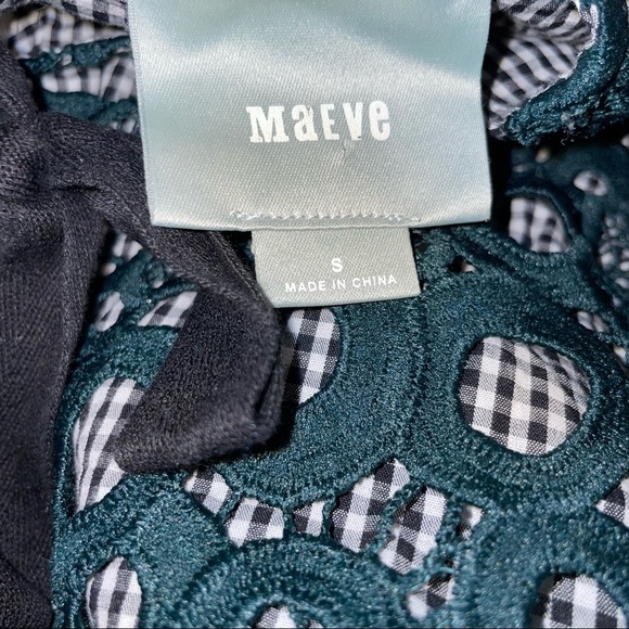 Maeve Gingham & Lace Top - Picture 7 of 7